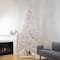 6.5ft. Pre-Lit Seneca White Spruce Artificial Christmas Tree, Dual Function LED Lights